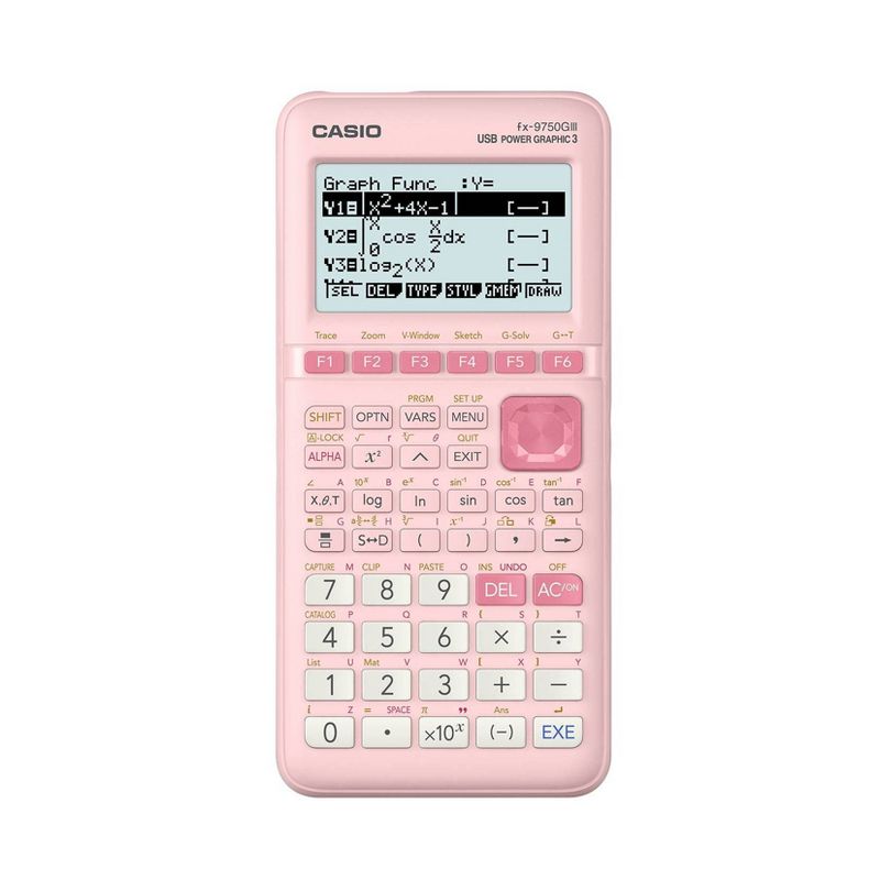 Casio fx-9750GIII Pink Graphing Calculator