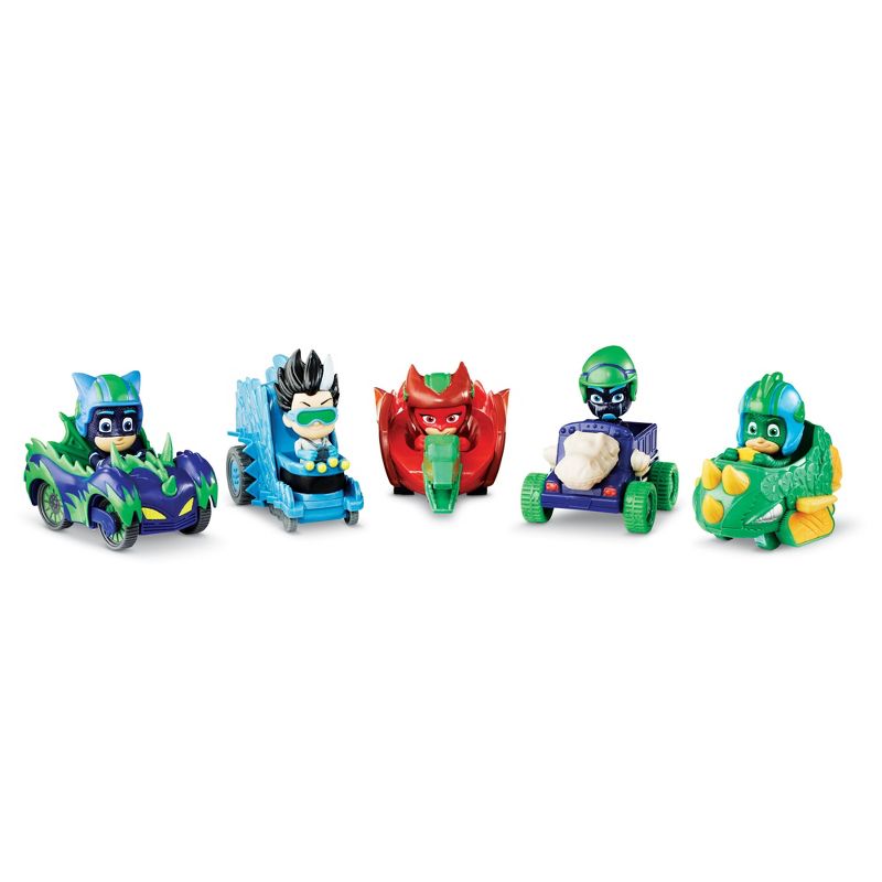 PJ Masks Dino Trouble Mini Vehicle Set 5pc