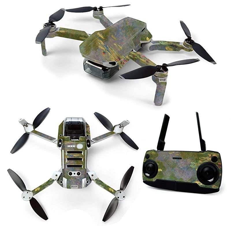 Skin for DJI Mavic Mini Portable Drone Quadcopter - Water Lilies | Protective, Durable, and Unique Vinyl Decal wrap Cover | Easy to Apply, Remove, and Change Styles | Made in The USA