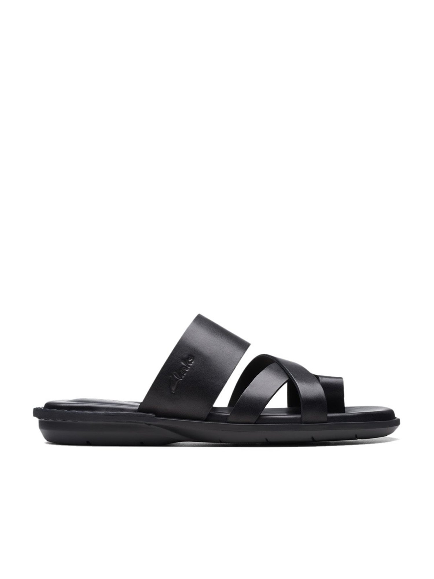 Clarks Men's Penryn Loop Black Toe Ring Sandals