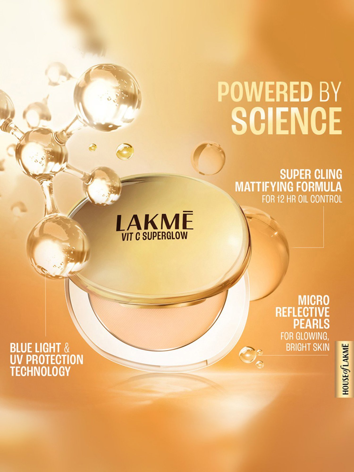 Lakme Vit C Superglow Compact Beige 24 - 8 gm