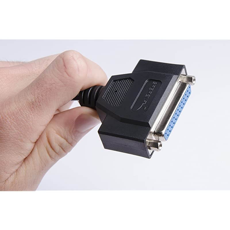 25Ft 25 Feet DB25 Male to Female MF Extension Parallel Cable UL Certified