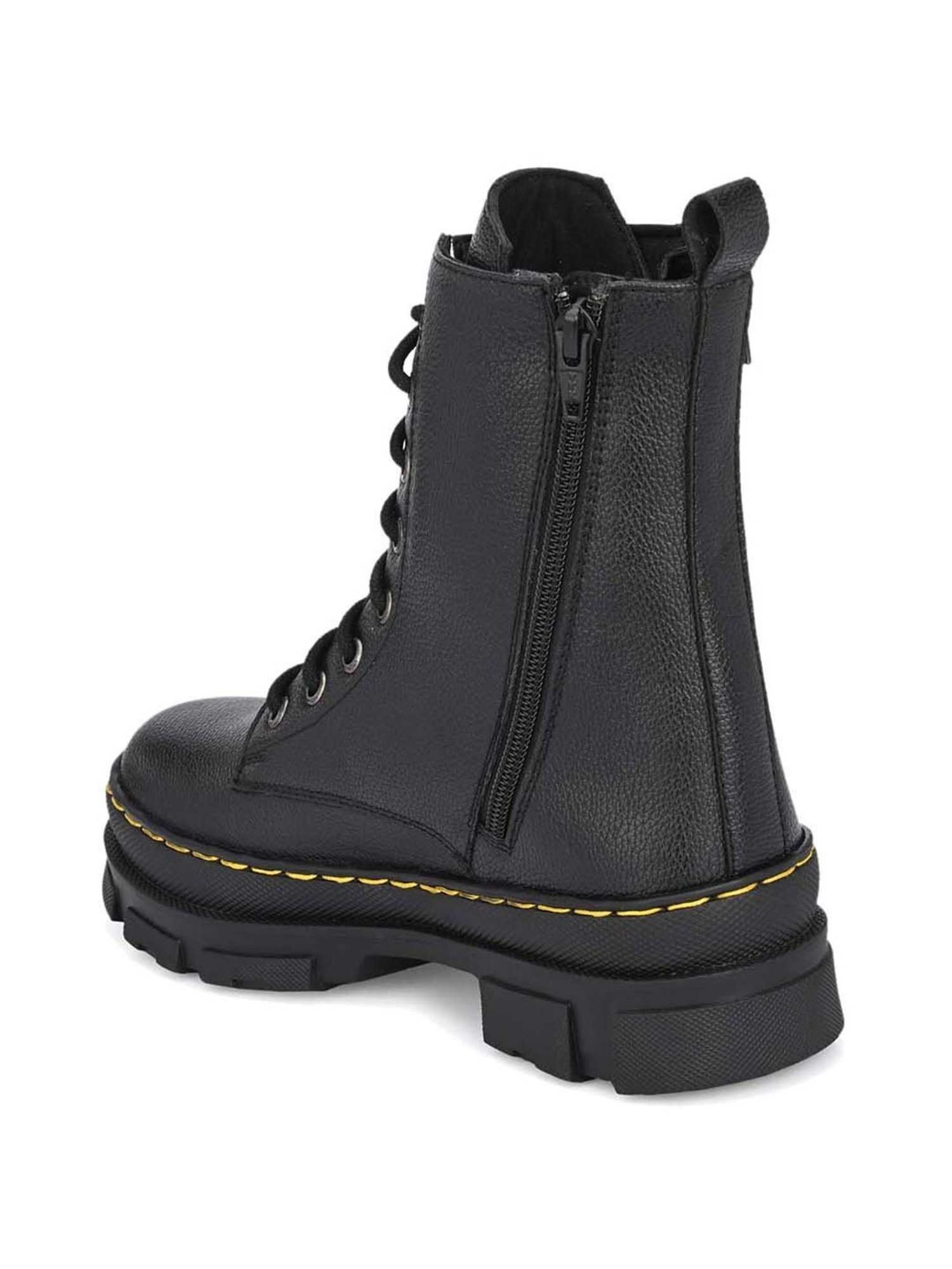 Delize Women's Black Derby Boots