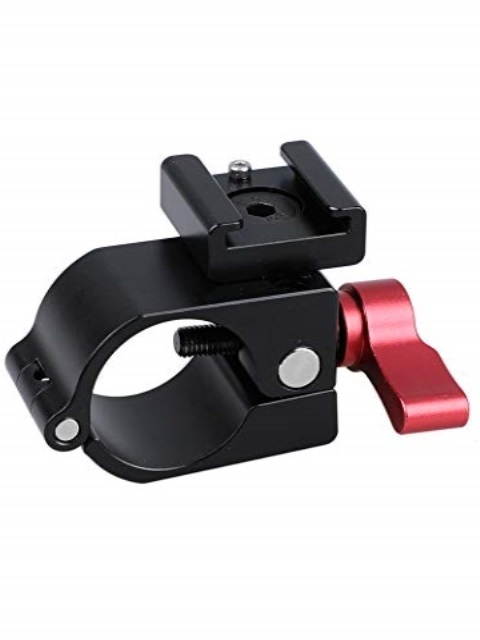 cAMVATE Light Mount Stand Bracket 25mm Rod clamp Holder for DJI Ronin-M, Freefly MoVI - Red Knob