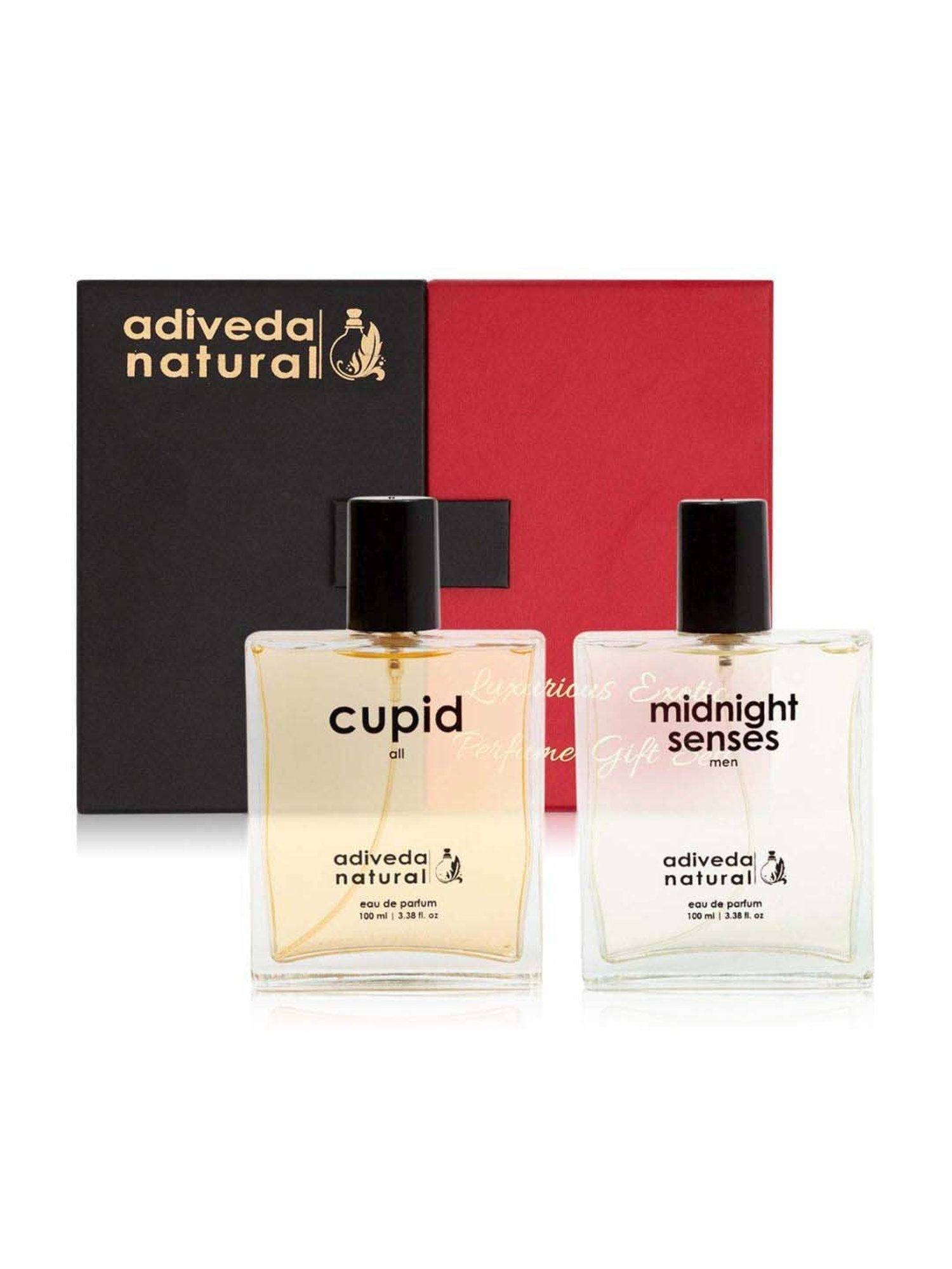 Adiveda Natural Cupid and Midnight Senses For Men And Women Gift Set