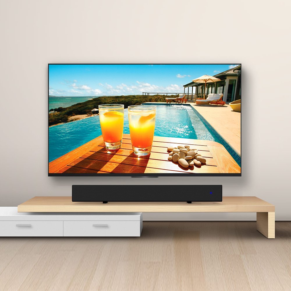 Mighty Rock Sound Bars for TV 30-inch 2.0 Channel Home Theater Speaker Wired and Wireless Surround Stereo Sound Audio for TV with Remote Control
