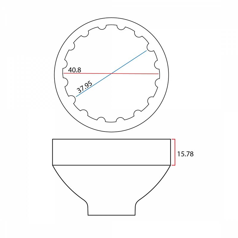 Sunlite 16-Notch B.B. Tool Bottom Bracket Tool