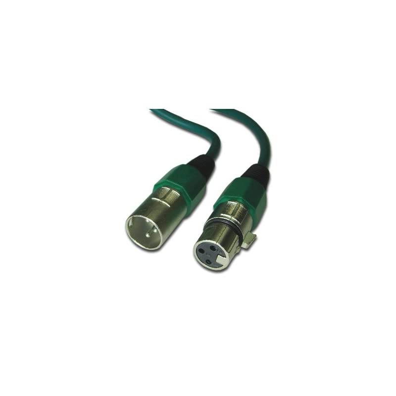 Male to Female 3pin Mic Microphone Lo-z Extension Cable Cord (50ft, Yellow)