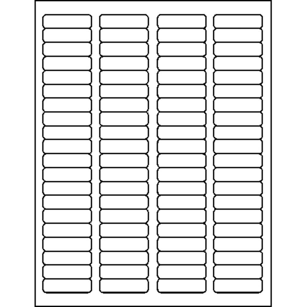 Business Source Laser Labels Return Address 1/2"x1-3/4" 2000/PK Clear 26121