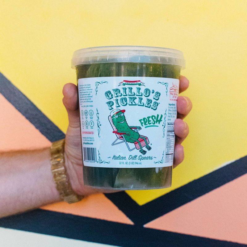 Grillo's Pickles Italian Dill Spears - 32oz