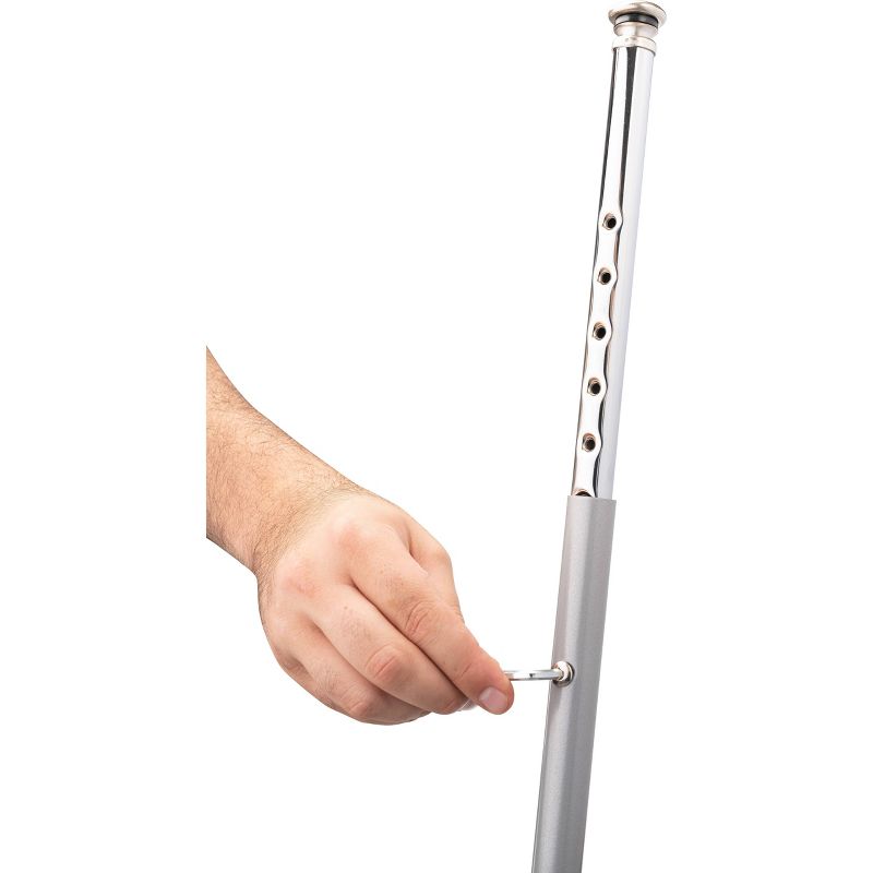 2pk Adjustable Heavy Duty Steel Stool Gray - Hampton Collection