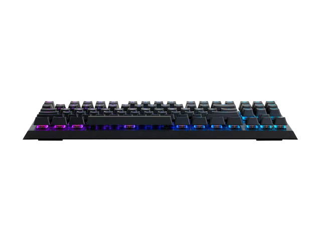 Glorious Modular Mechanical Gaming Keyboard (GMMK)- Barebone Edition (DIY Assembly Required) (Full Size, Black) + Glorious Black Aura Keycaps (Bundle)