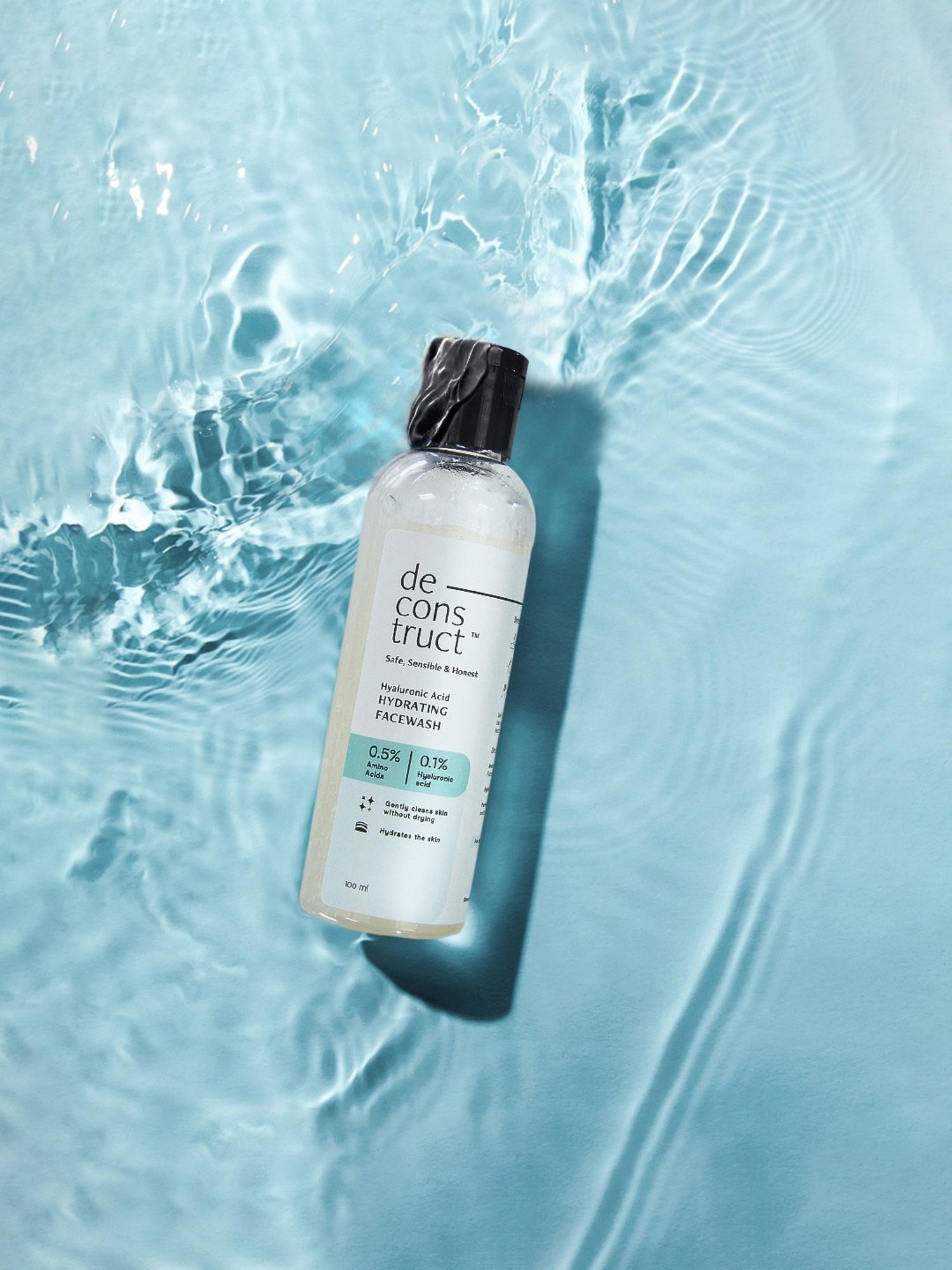 Deconstruct Hyaluronic Acid Hydrating Face Wash - 100 ml