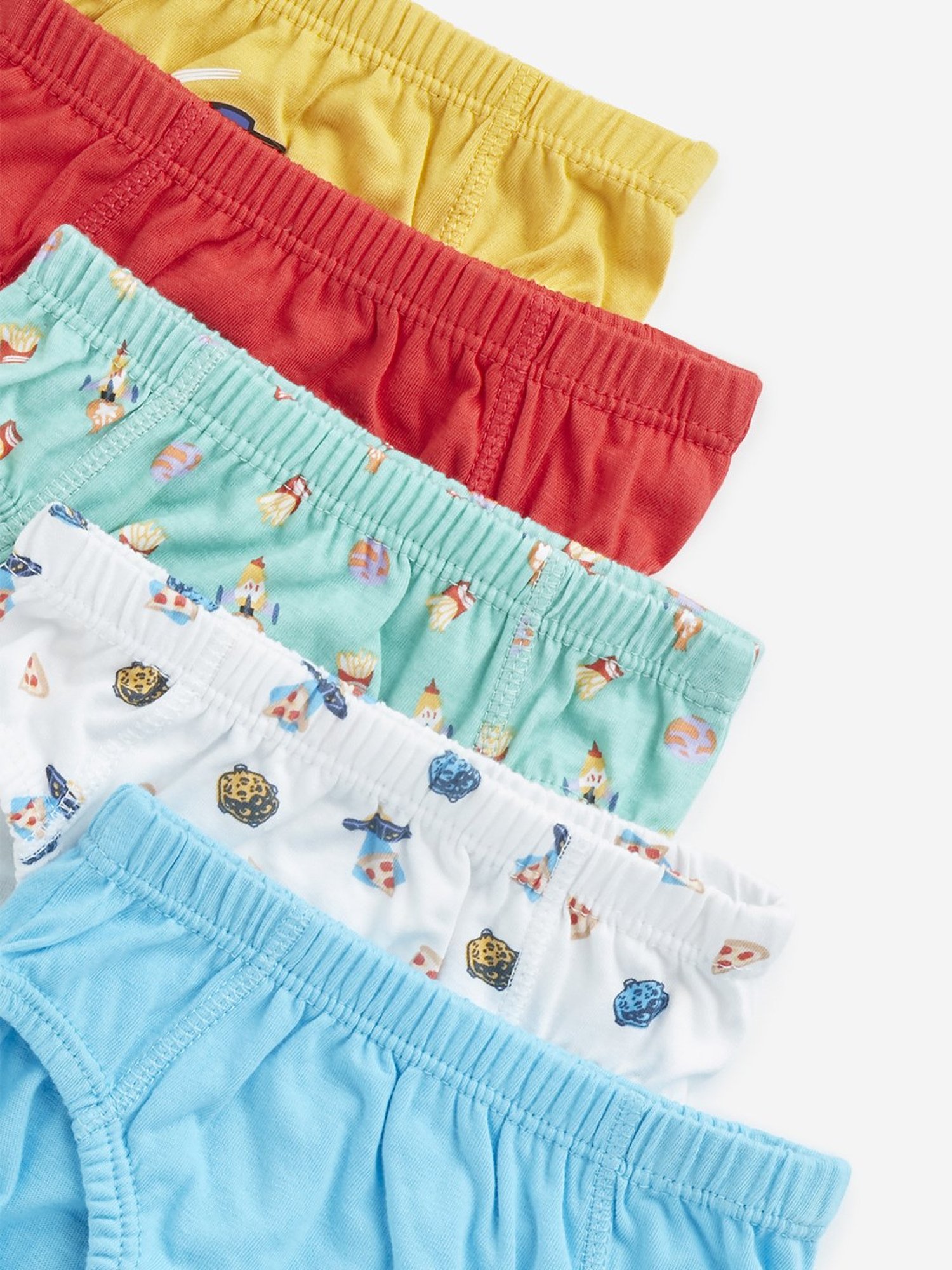 HOP Kids by Westside Multicolour Printed Cotton Briefs - Pack of 5