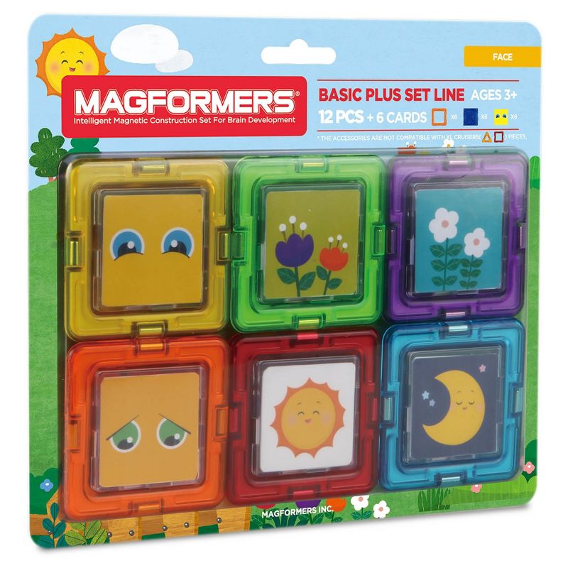 Magformers Card Plus Face Set - 12pc