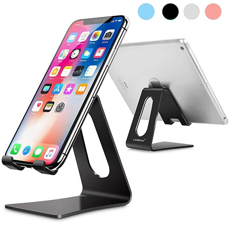 Smart Phone and Tablet Stand - Foldable Vertical and Horizontal Mount for iPhone / iPad / Samsung Galaxy / HTC One and all Mobile Phones Blue