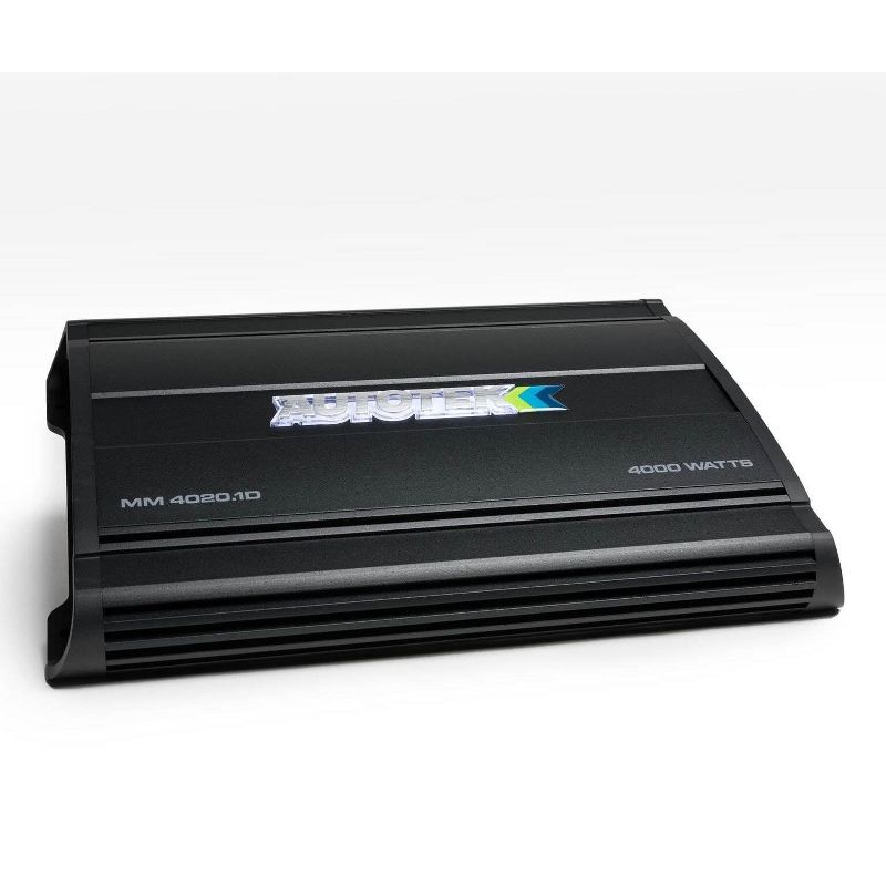 Autotek Mean Machine 4000W Mono Amplifier 1-Ohm Stable Car Audio Amp (2 Pack)