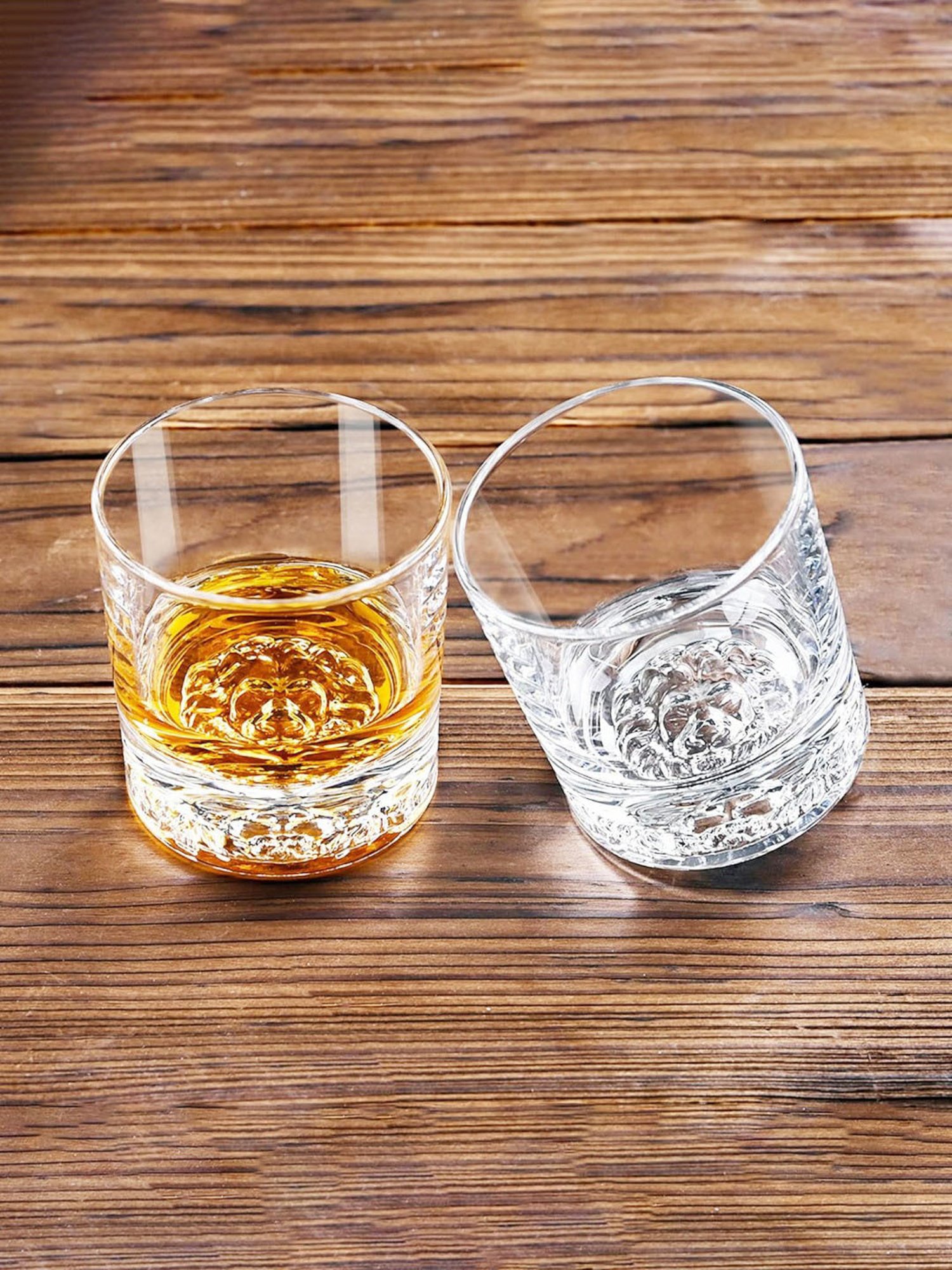 Melbify Lion Transparent Whiskey Glass 300ml - Set of 2