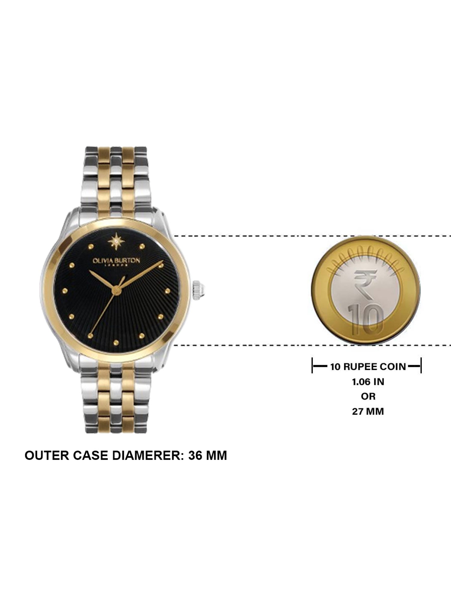 Olivia Burton 24000049 Starlight Analog Watch for Women