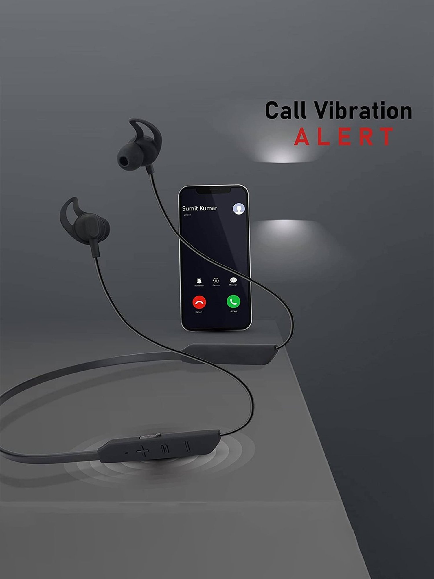 EYNK Grooves PowerBoat Sports BT-Max 36 Hours Playtime Bluetooth Neckband (Black)