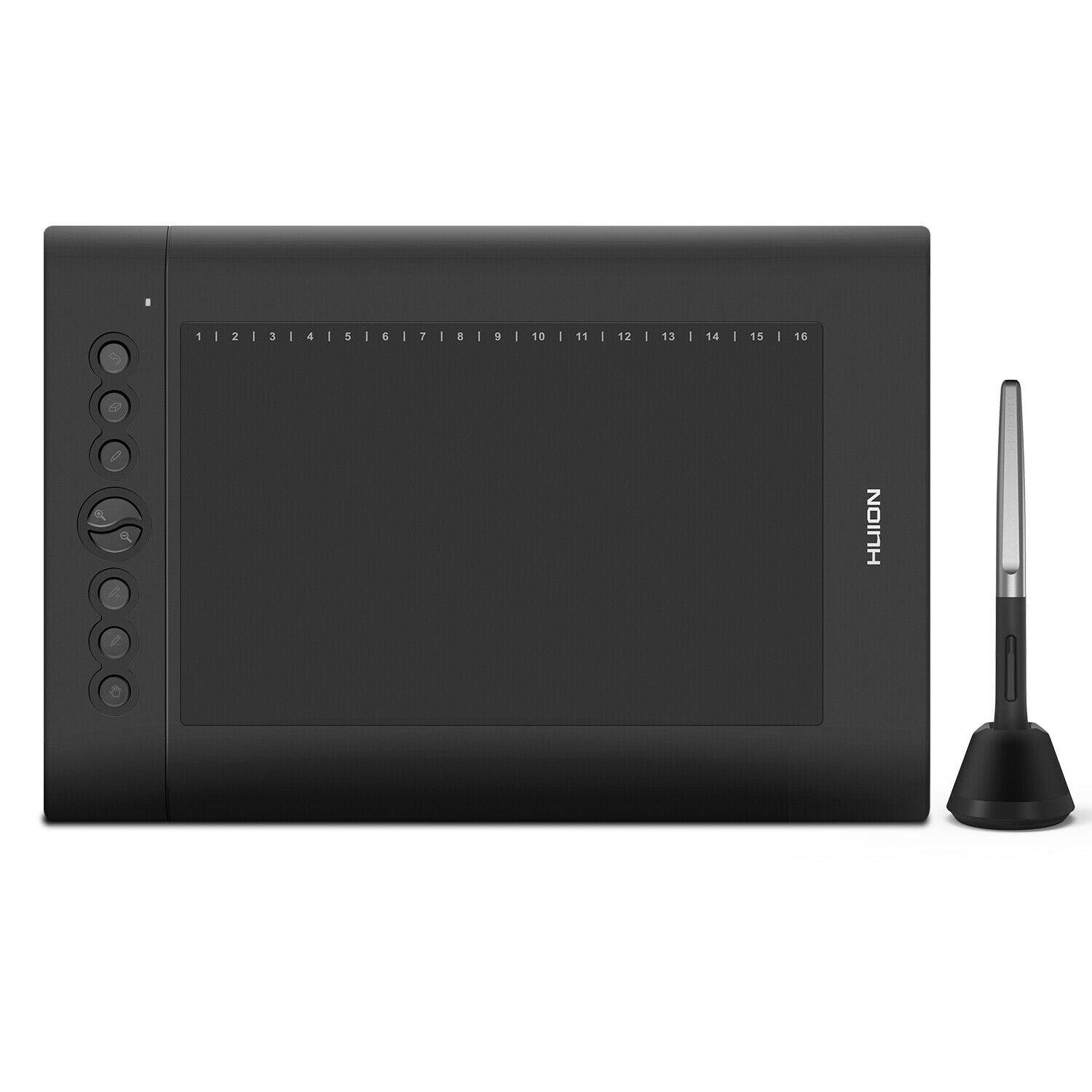 HUION H610PRO V2 Graphics Drawing Tablet 8192 levels Battery Free Pen Stylus