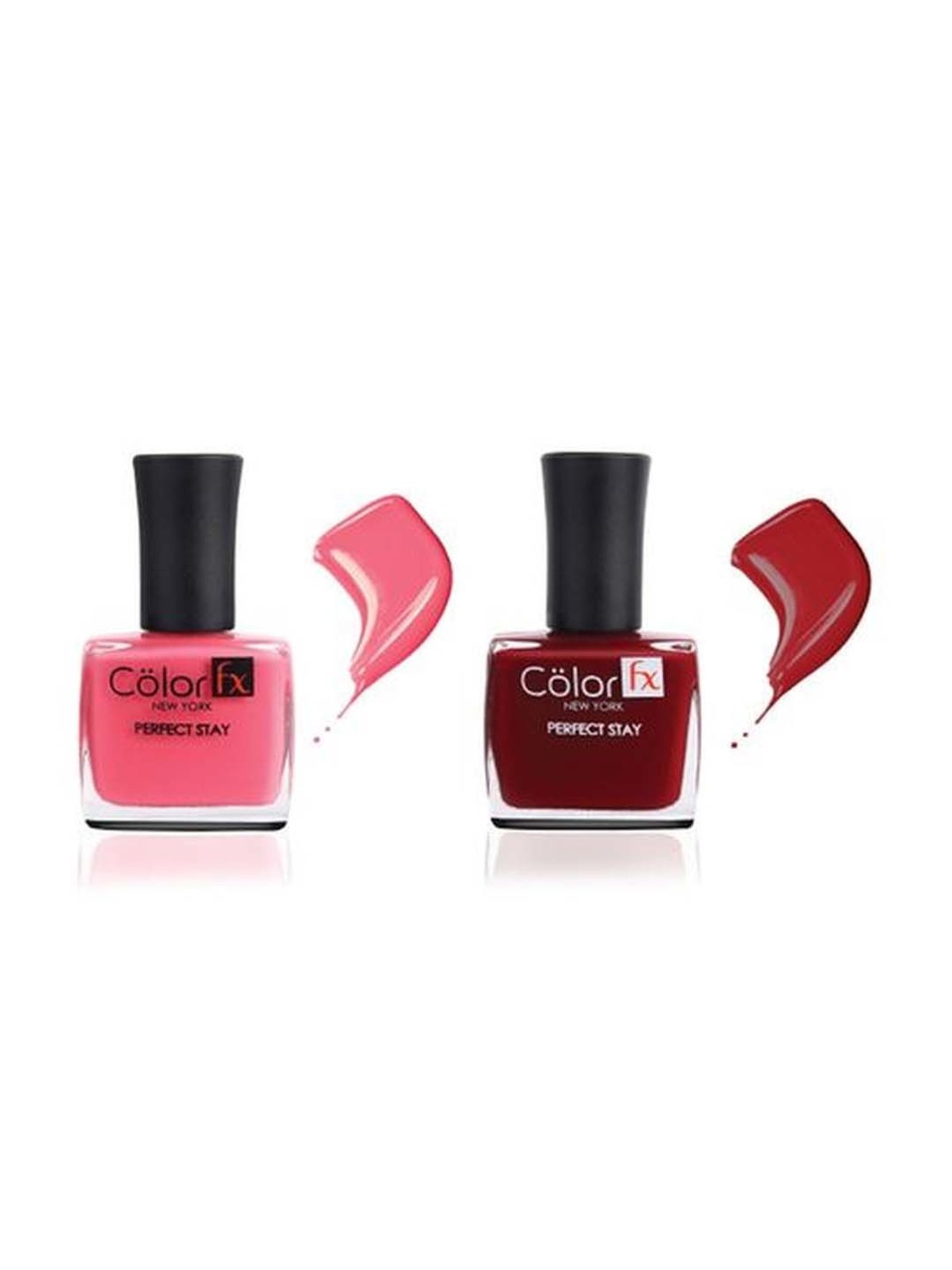 Color Fx Nail Enamel Basic Collection Perfect Stay 121 & Perfect Stay 122