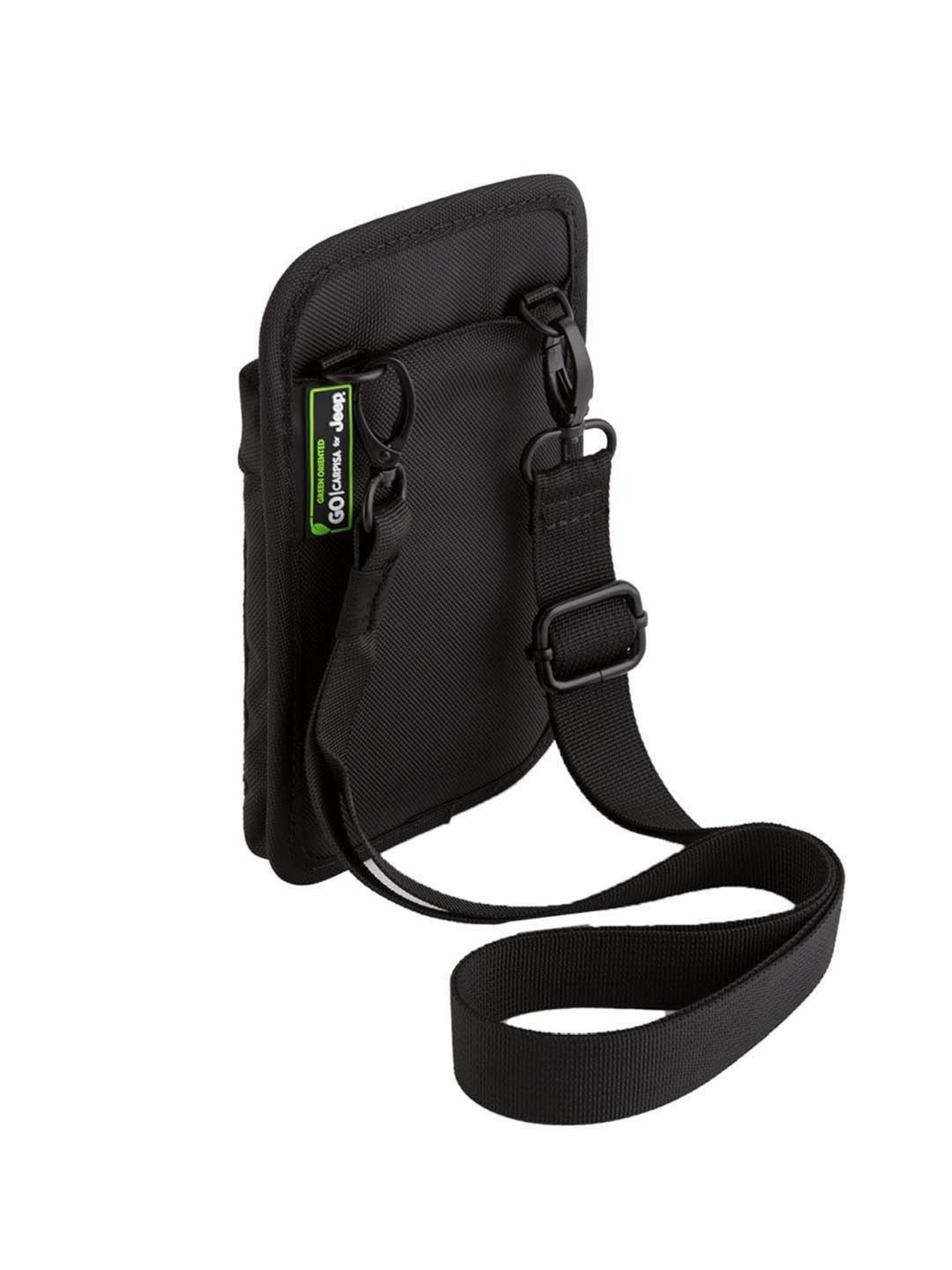 Carpisa Black Alfa GO (Jeep) Mini Messenger Bag