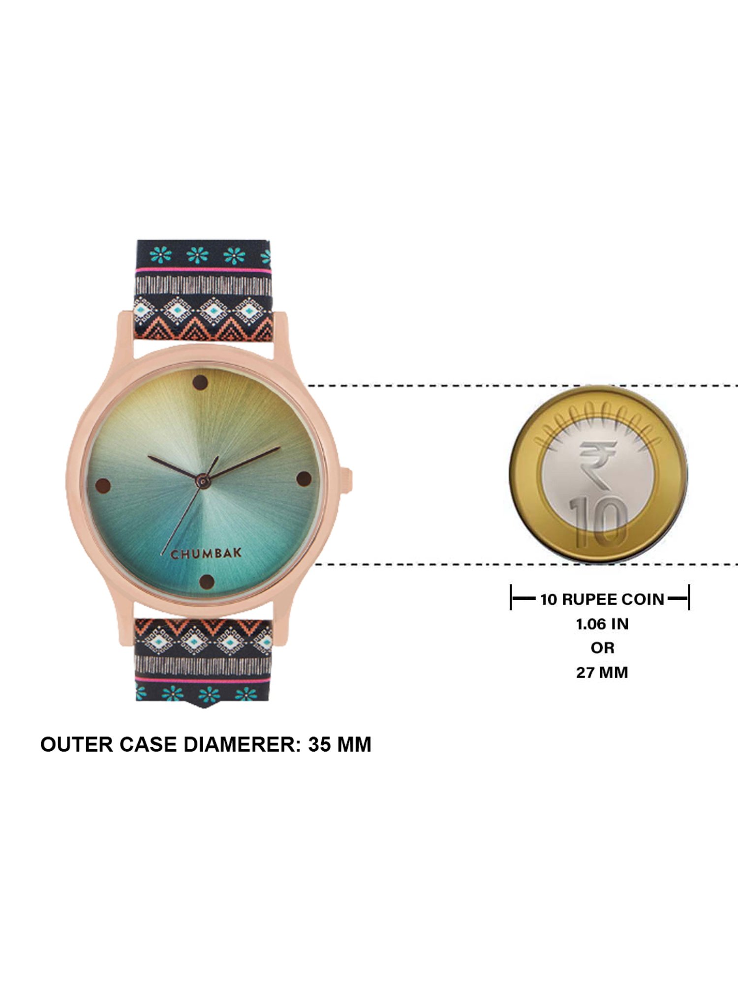 Chumbak 8907605116636 Analog Watch for Women