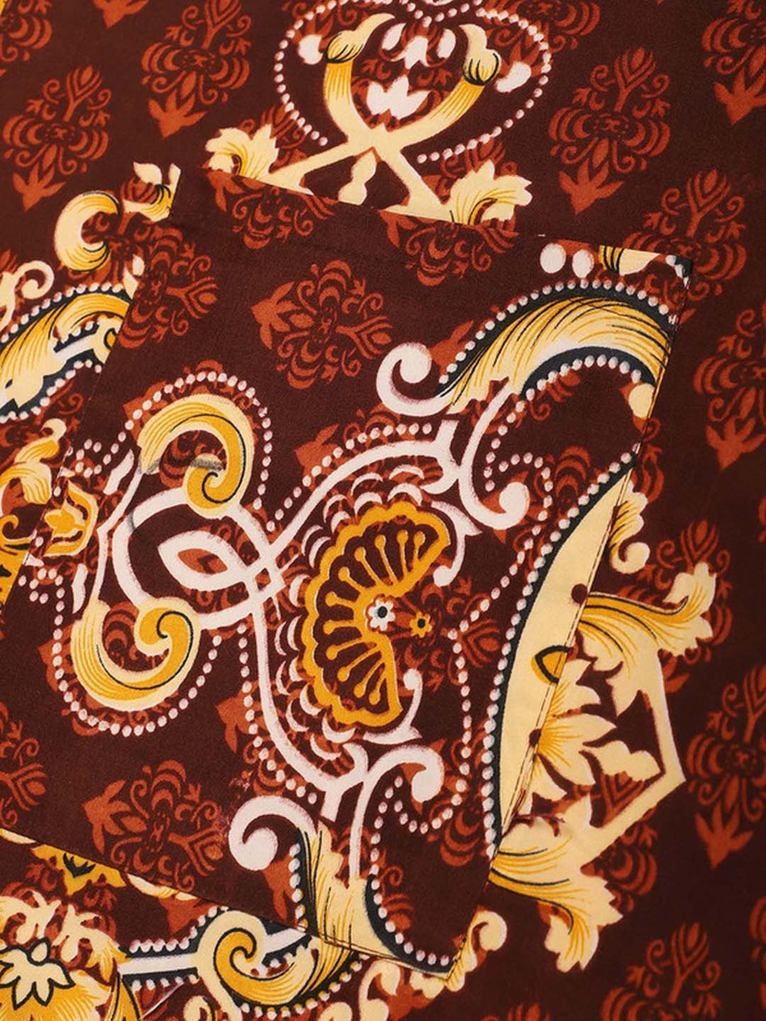 Ariana Yellow & White Cotton Kitchen Apron with Pocket