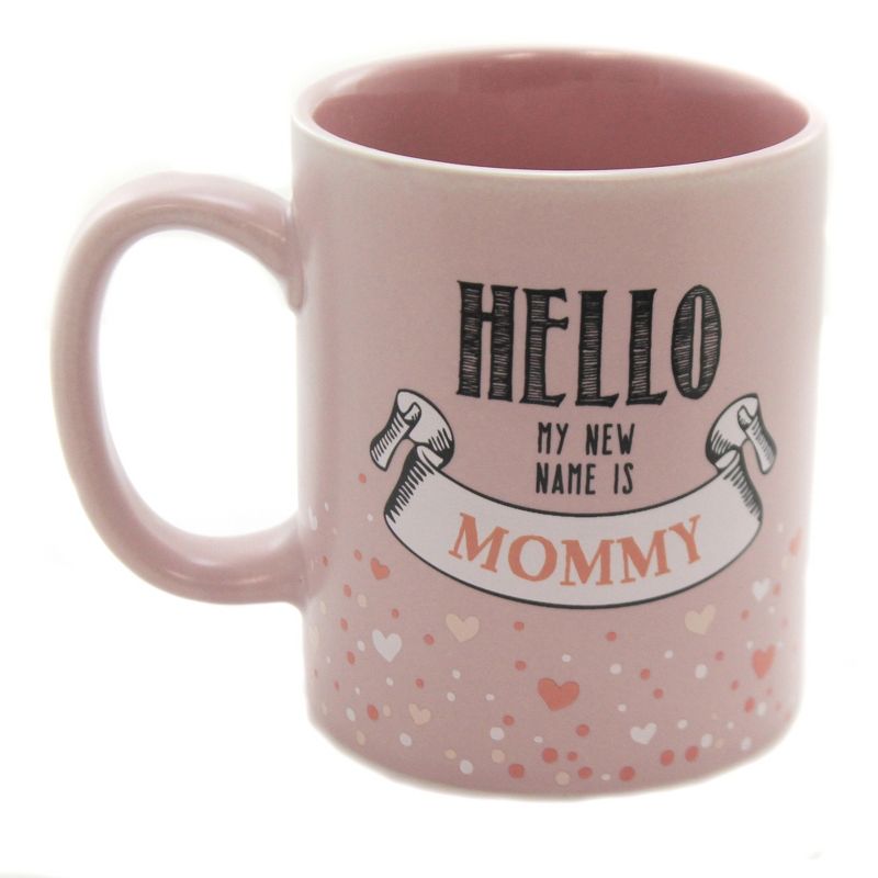 Tabletop 4.0" My Name Is Mommy Mug Baby Hearts Amscan  -  Drinkware