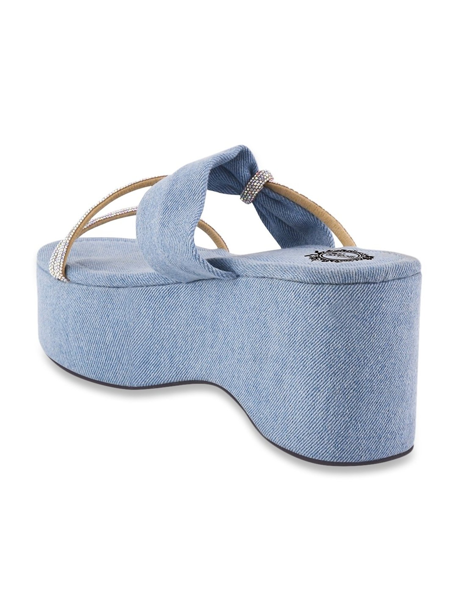 Shoetopia Women's Blue Casual Sandals