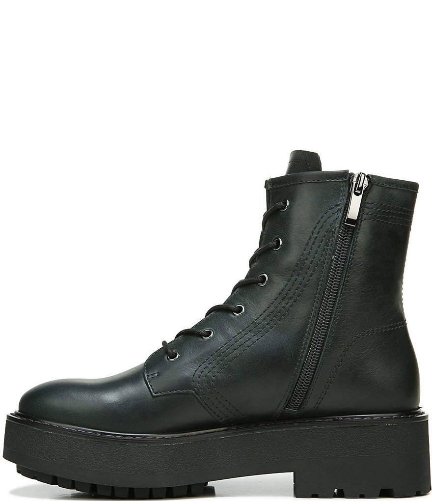 Franco Sarto Jensine Leather Combat Booties