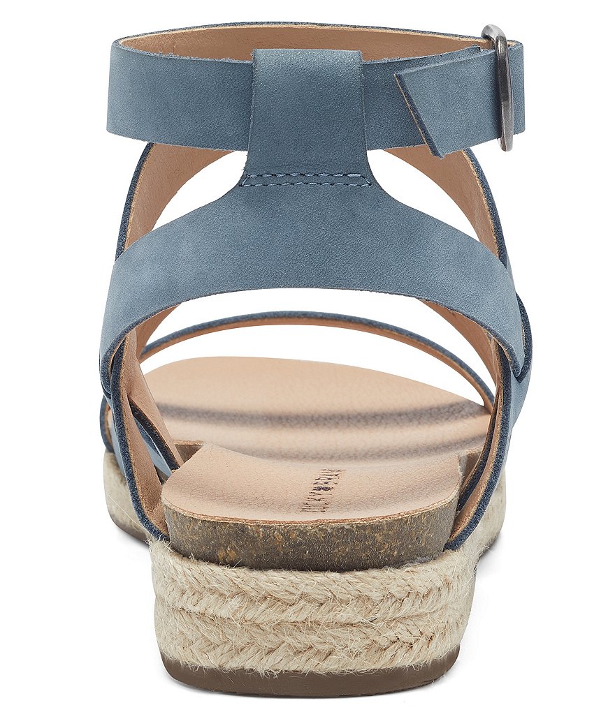 Lucky Brand Glaina Nubuck Espadrille Sandals