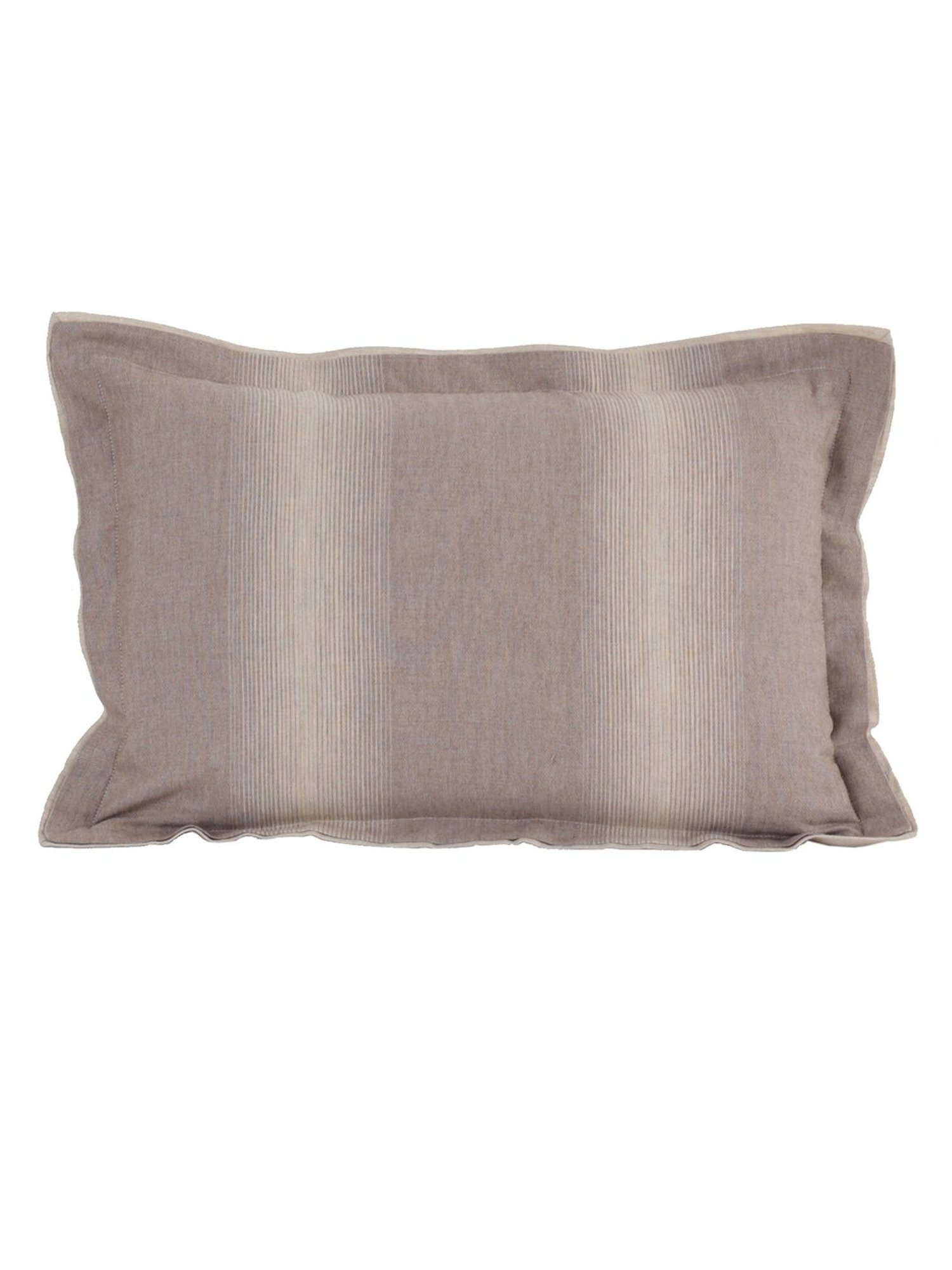 Maspar Cotsmere Rhythmic Solid Brown 300 TC Cotton Cushion Cover