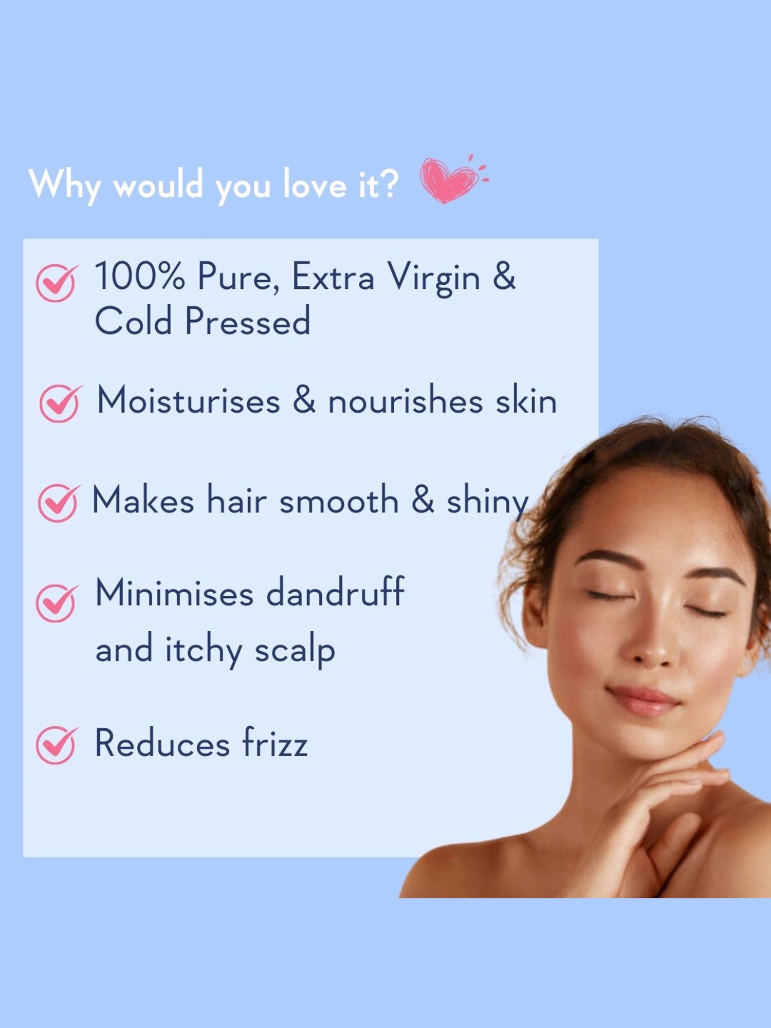 Wishcare Cold Pressed 100% Pure Moroccan Argan Oil - 100 ml