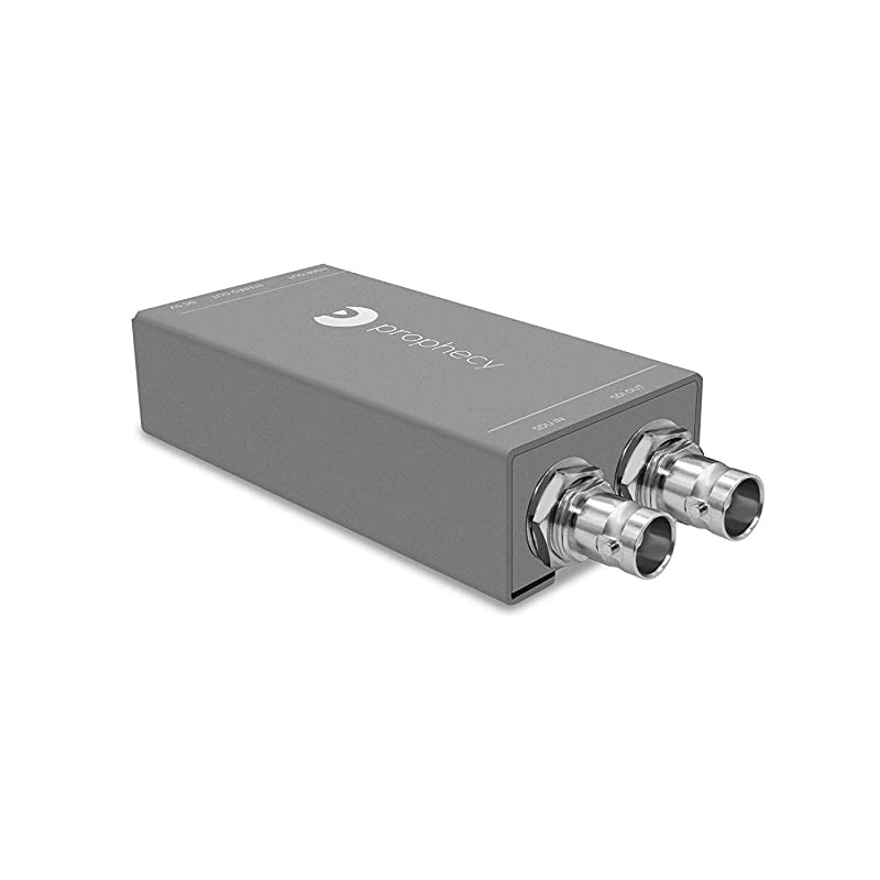 Prophecy SDI to HDMI Converter Adapter with Audio Extractor &ndash; 3G-SDI/HD-SDI/SD-SDI Auto Format Detection, Stereo Audio Extraction Audio Splitter, SDI Loopout (Pro-SDIHDaud)
