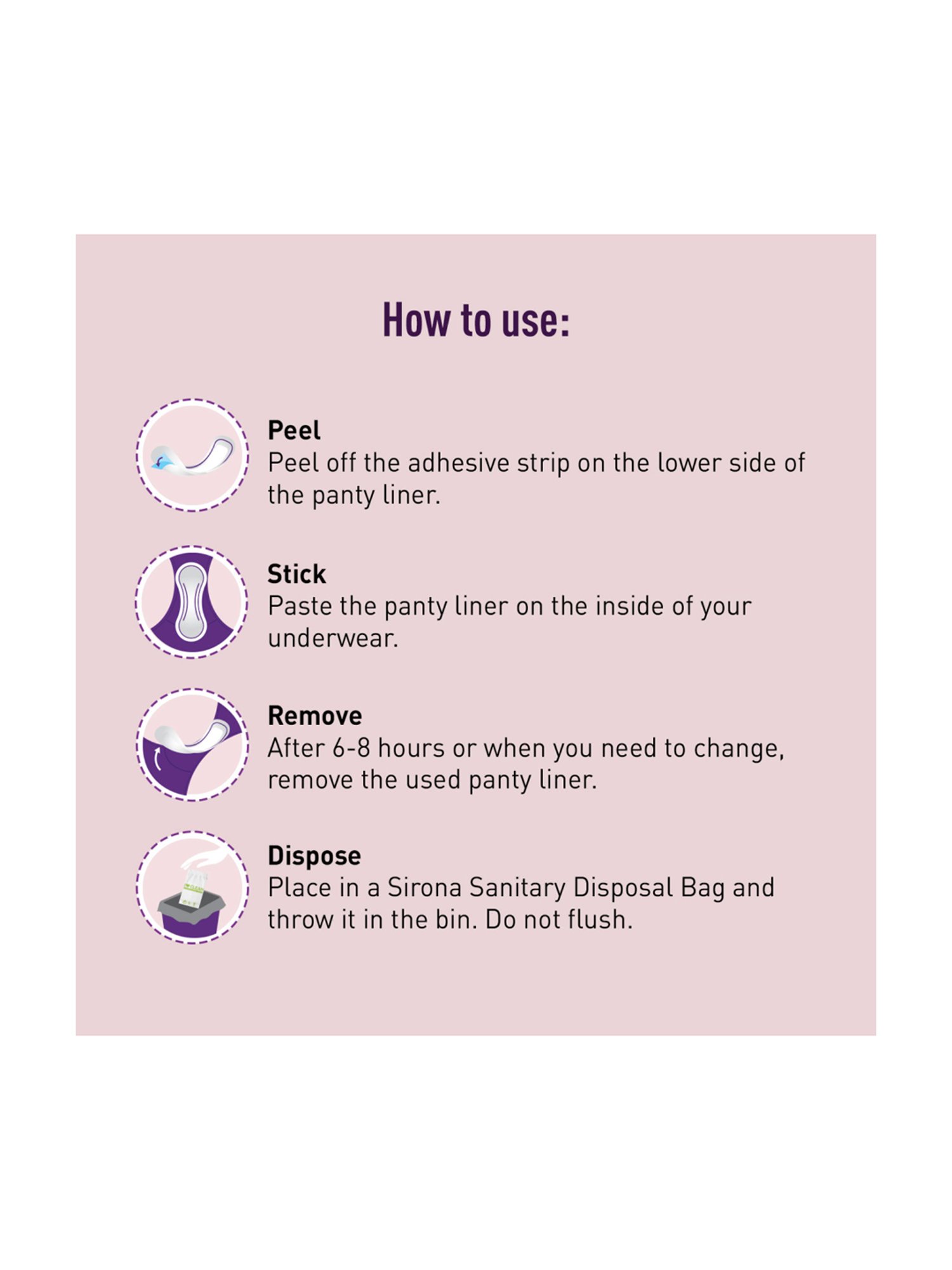 Sirona Dry Comfort Panty Liners - Large (L) - 60 Pcs