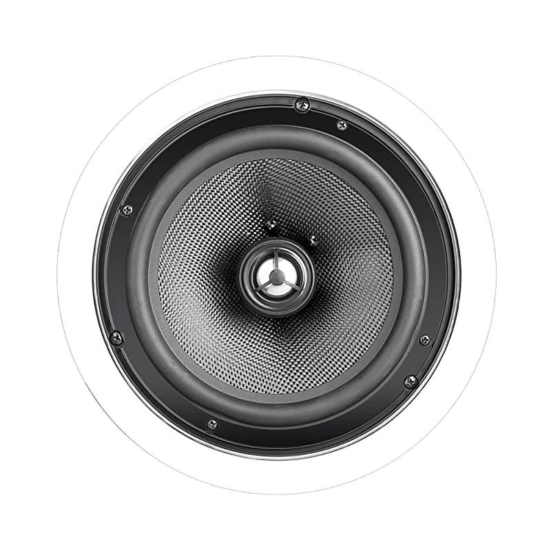 8&rdquo; in-Ceiling Speaker Pair &ndash; 150W Stereo Speakers, Pivoting Tweeter, ICE840
