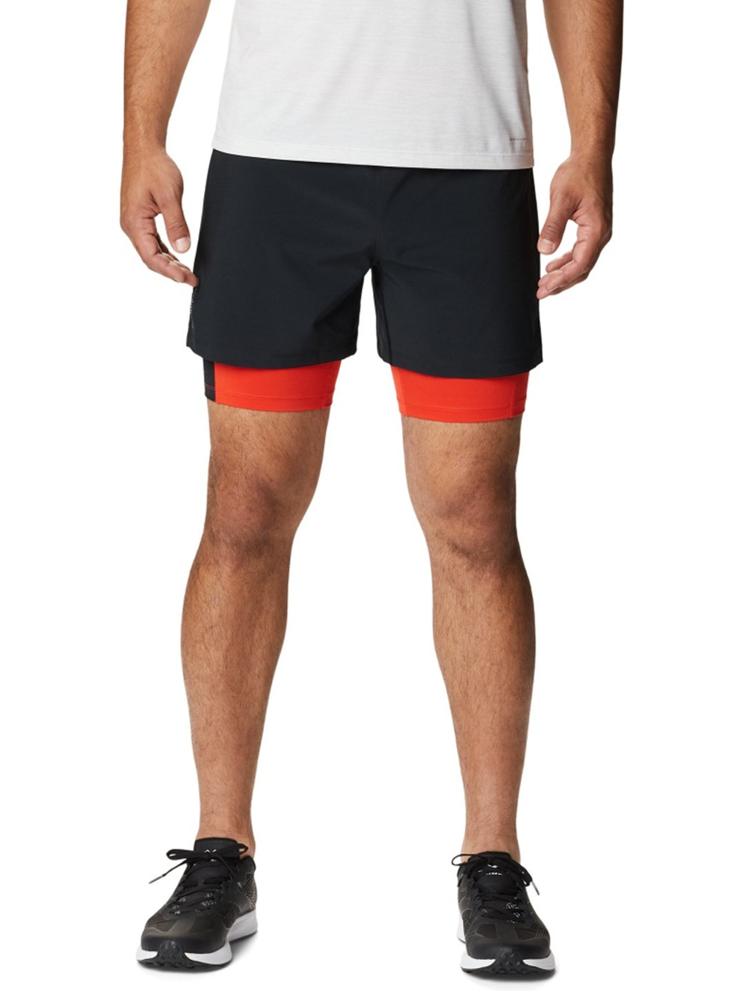 Columbia Men Black M Endless Trail 2in1 Shorts