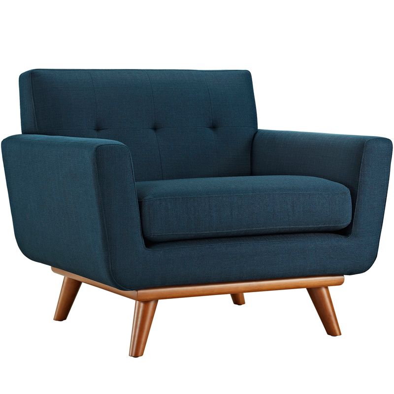 2pc Engage Armchair and Ottoman Azure - Modway