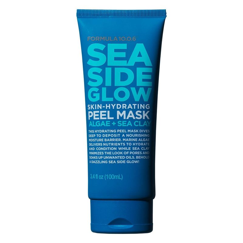 Formula 10.0.6 Sea Side Glow Skin Hydrating Peel Mask - Algae + Sea Clay - 3.4 fl oz