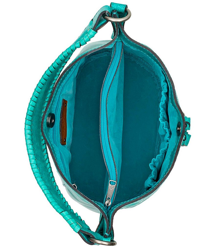 Calvin Klein Ivy Linen Python Hobo Bag