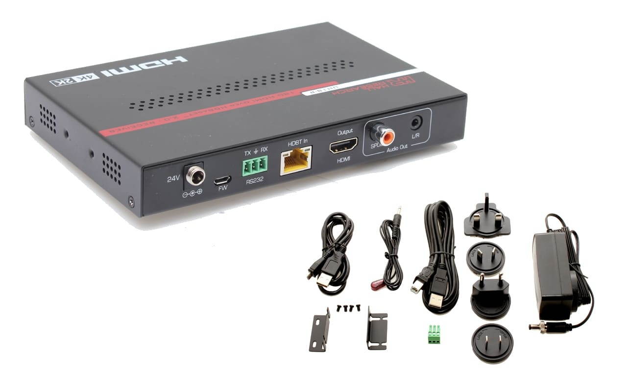 Hall Research UH18-S HDMI + USB + LAN over UTP Extender with HDBaseT and PoC (Sender) w/3-Yr Warranty