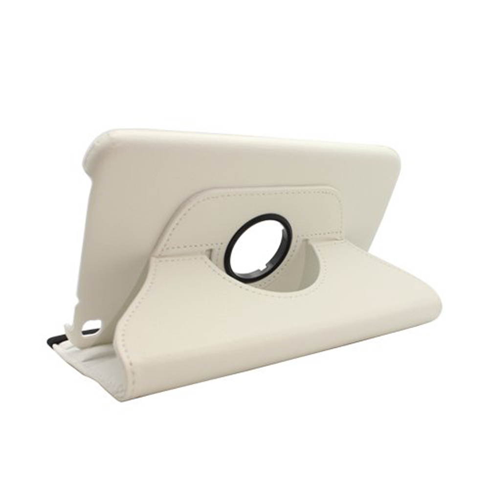 Unlimited Cellular Multi-Angle 360 Stand Folio Case for Samsung Galaxy Tab 3 (8.0) - White