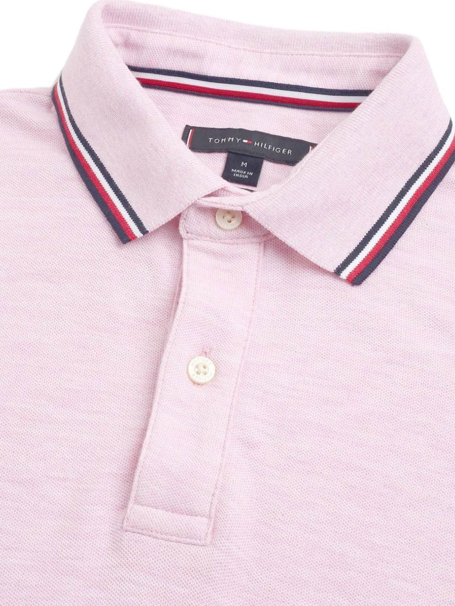 Tommy Hilfiger Pink Regular Fit Polo T-Shirt