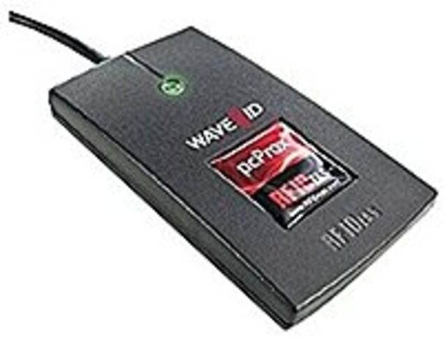 RF IDeas pcProx 82 Series RDR-6382AKU Indala 26bit Proximity Card Reader - USB