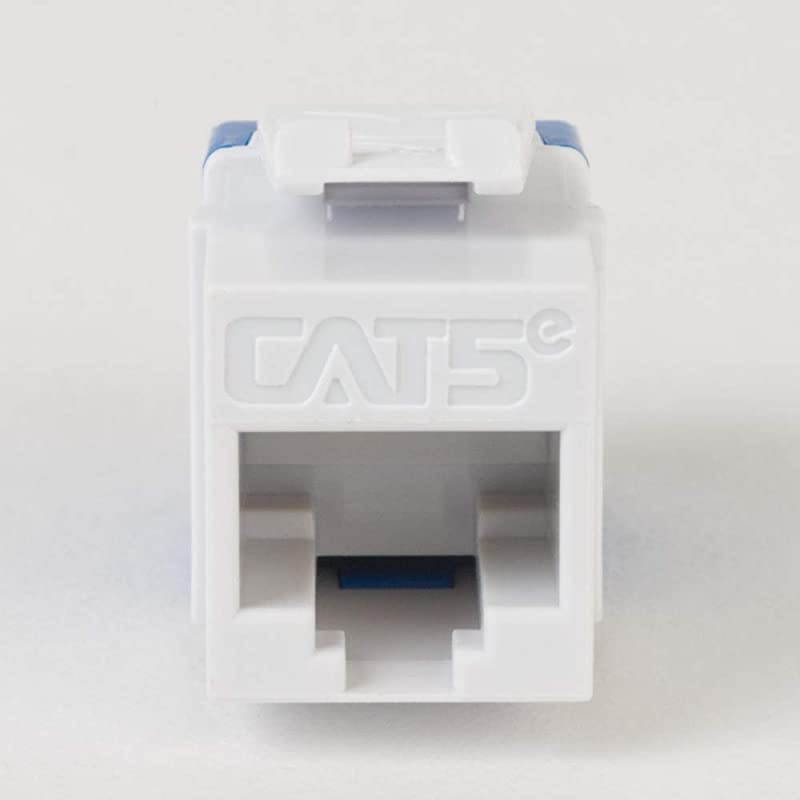 CAT5e RJ45 Keystone Jack for HD Style Red 25Pack