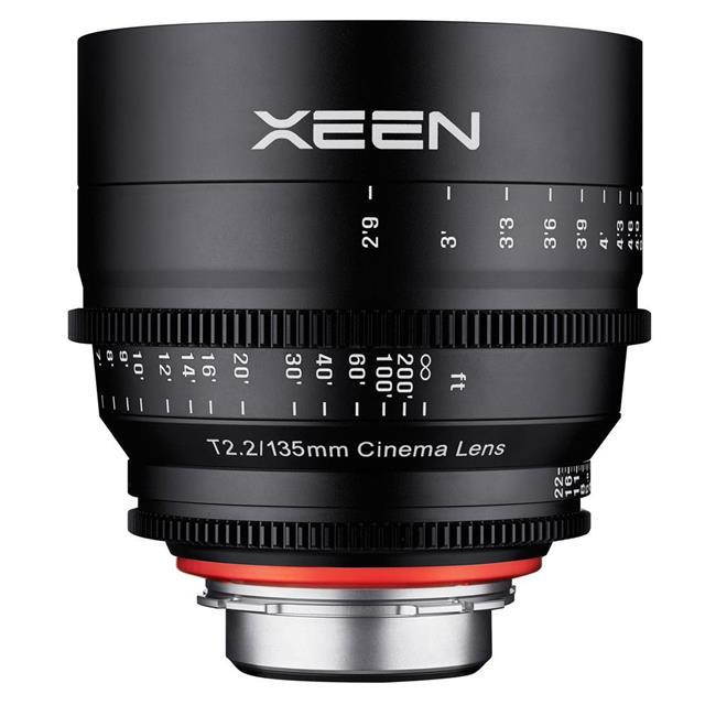 Rokinon Xeen 135mm T2.2 Manual Focus Professional Cine Lens with Nikon F Mount