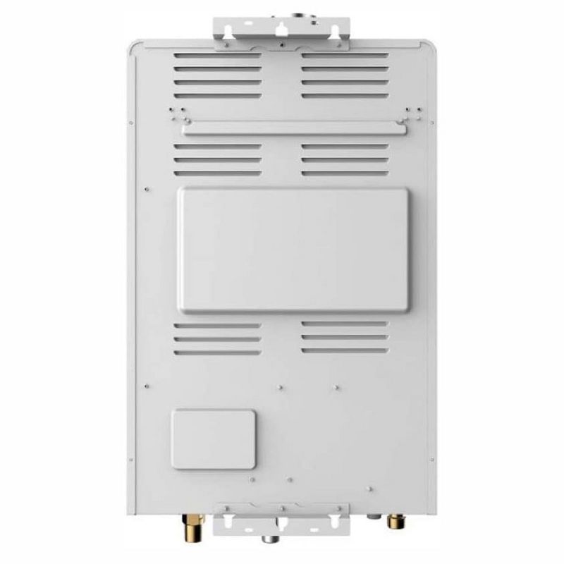 Marey GA20CSANG High Efficiency Residential Natural Gas Tankless Water Heater with 3 Points of Use, LED Touchscreen, and Overheating Protection, White