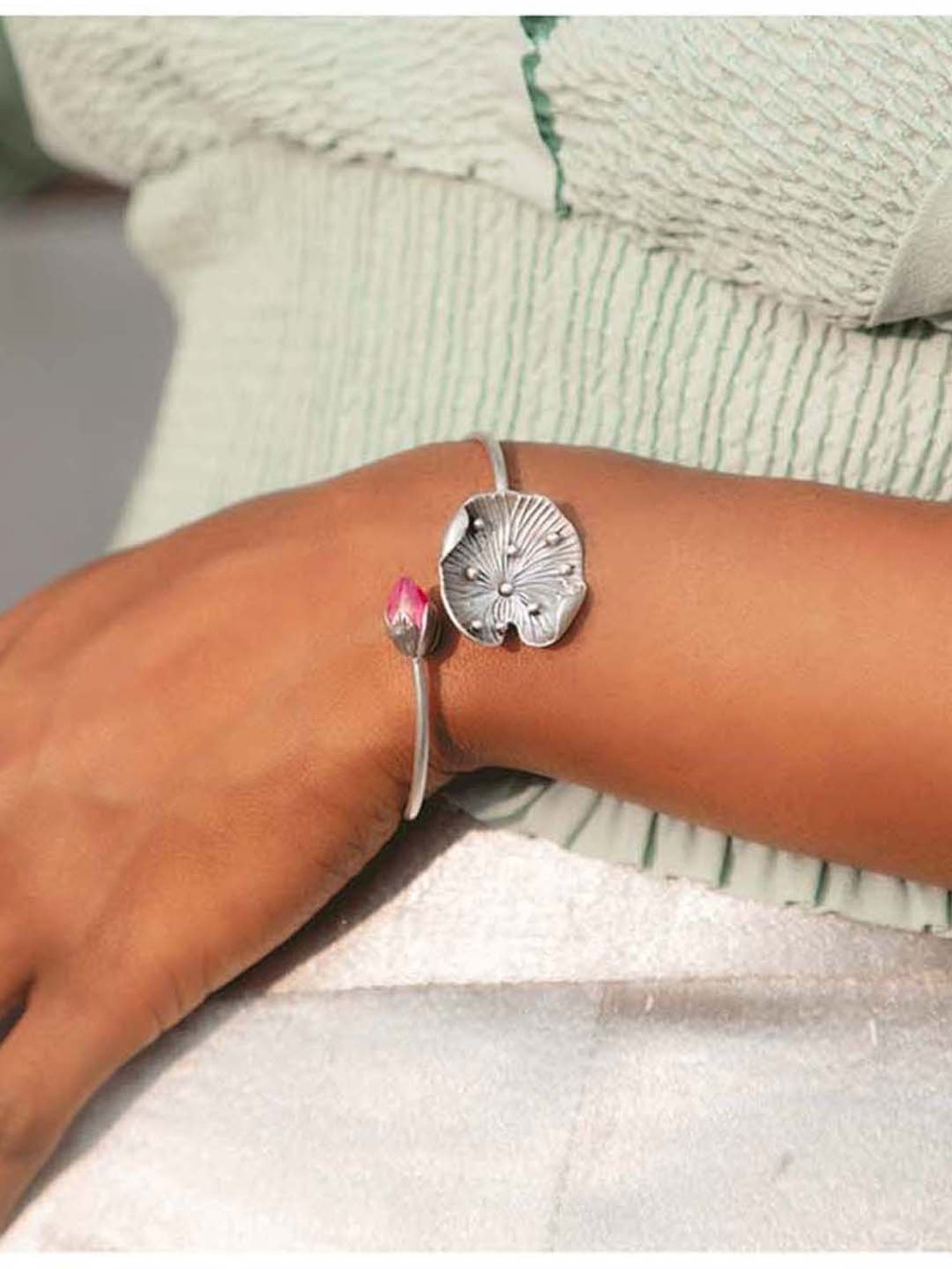 Clara 92.5 Sterling Silver Swarovski Zirconia Bracelet